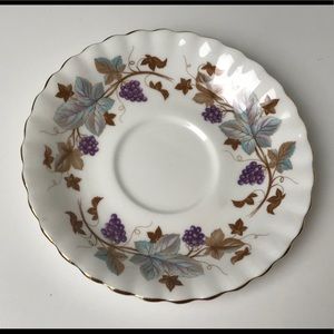 Royal Albert Bone China Lorraine Saucer Dish With Grape Vine‎ Pattern